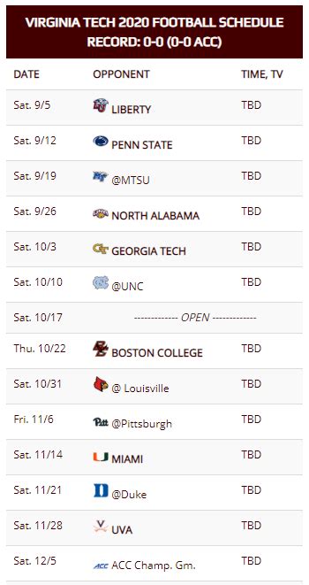 27 Top Photos Virginia Tech Hokies Football Schedule : Virginia Tech ...