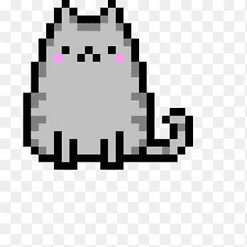 Pixel art dibujo cuteness, pixel art cat, rectángulo, chibi png | PNGEgg