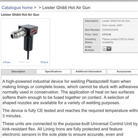 Leister Ghibli heat gun, Electronics, Others on Carousell