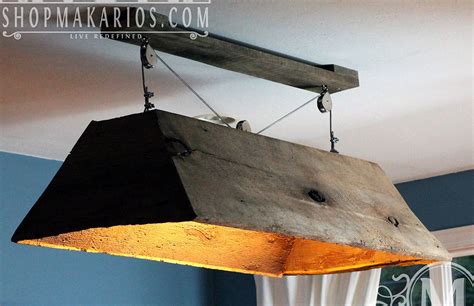 Purchase Hanging Barn Wood Light, Hanging Wood Light, Wood Chandelier | Rustic light fixtures ...