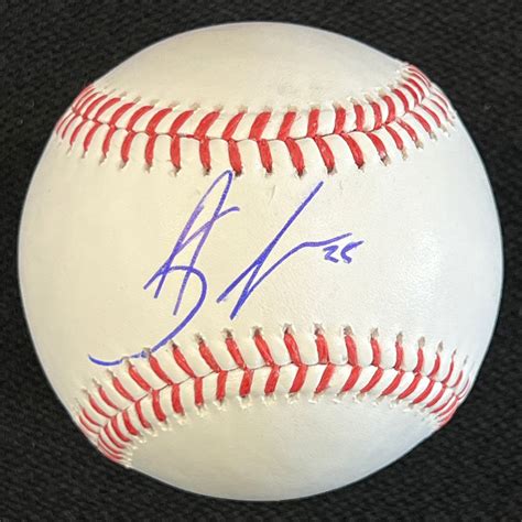 Anthony Santander Autographed Official Major League Baseball – Great Moments Sports Cards