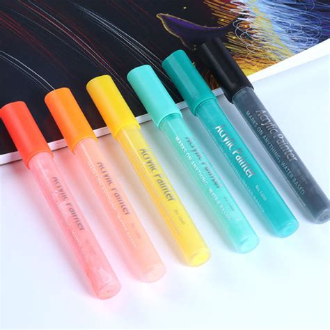Acrylic Paint Pens Manufacturer | Customization Logo | Custom Transparent Permanent Paint Marker ...