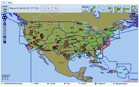 3D US Map Major Airports And Airspace Version Summit Maps ...