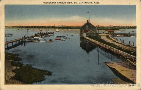 Padanaram Harbor View South Dartmouth, MA Postcard