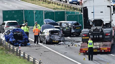 M5 crash: Man and woman killed in seven-vehicle collision in Somerset | UK News | Sky News