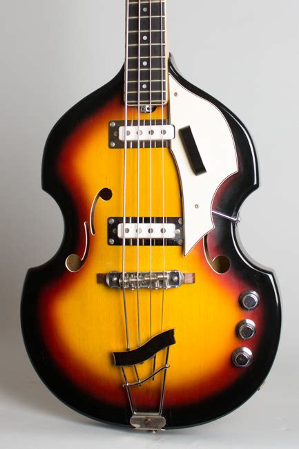 Vox V-250 Violin Bass Semi-Hollow Body Electric Bass Guitar (1966) | RetroFret