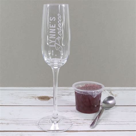 Personalised Prosecco Glass - Prezzely