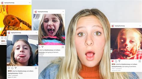 Reacting to old instagram photos! - YouTube