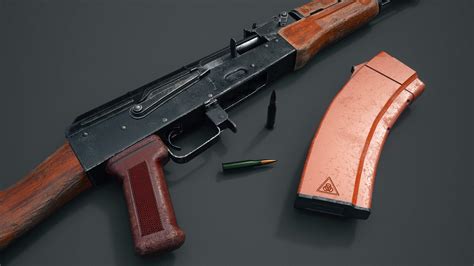 AK 74 3D Model by vardanvh