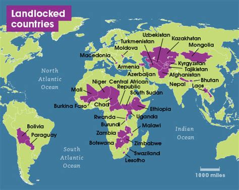 List of Landlocked Countries in the World - NCERT Notes - Military Choice - AFCAT CDS NDA & SSB ...