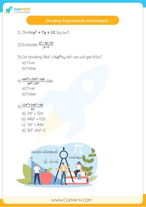 Dividing Polynomials by Monomials - Steps, Long Division, Examples - Worksheets Library