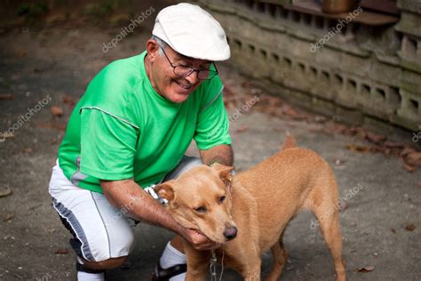 Old Man and His Dog — Stock Photo © ArenaCreative #8945024