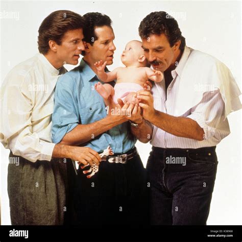 THREE MEN AND A BABY TED DANSON, STEVE GUTTENBERG, TOM SELLECK PICTURE ...