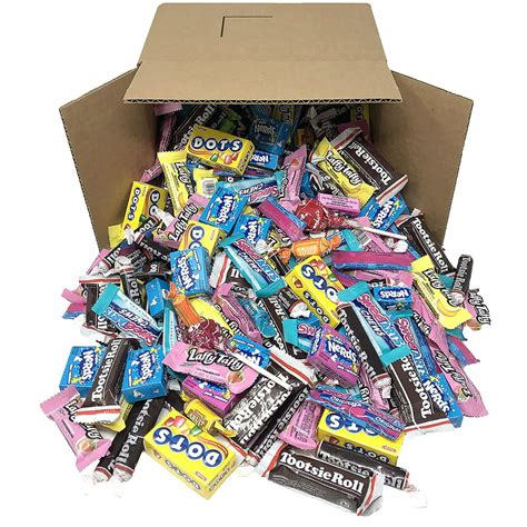 Assorted Bulk Halloween Candy Variety Mix, Assortment Of Individually Wrapped Sweetarts, Nerds ...