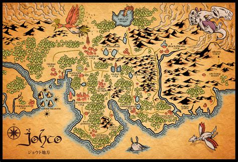 Johto Pokemon Map by Melee Ninja Get the print... - Retro Gamer Blog