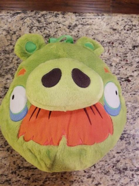 Angry Birds Foreman Green Pig Soft & Cuddly Plush Backpack Pig 12" | eBay