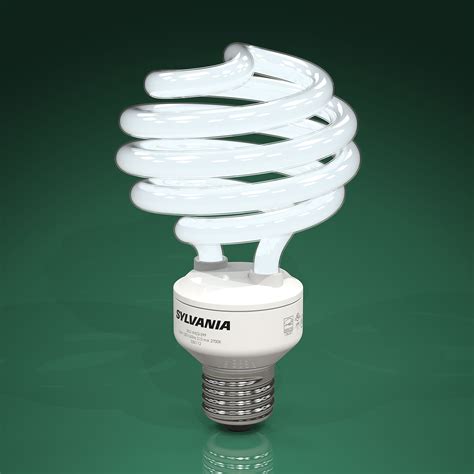 Compact fluorescent light bulbs - CFLs free 3D model | CGTrader