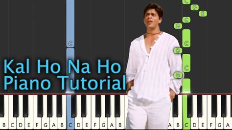 Har Ghadi Badal Piano Tutorial Notes & MIDI | Kal Ho Na Ho | Hindi Song ...