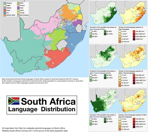 A detailed look at language distribution in South Africa - a country ...