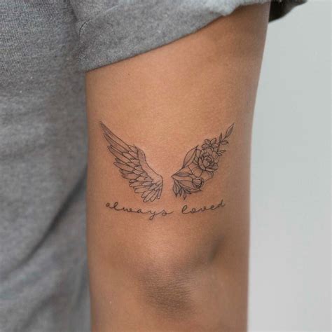 Angel Wing Arm Tattoo Angel Wings Tattoo Stencil Wing - vrogue.co