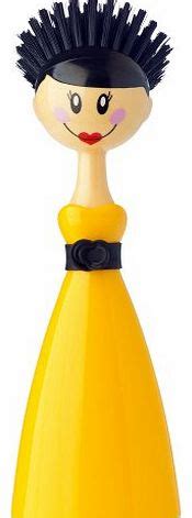 VIGAR Casa Vigar Nina Washing-Up Brush in Woman with Yellow Ball Gown Design Ball Gown - review ...