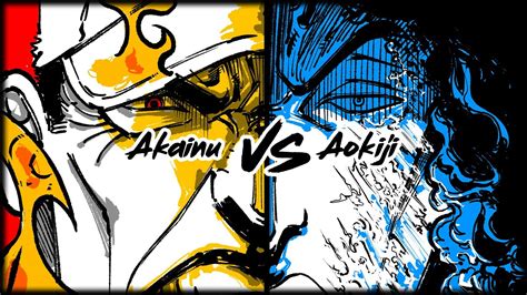 Akainu Vs Aokiji full Fight Fan Animation - YouTube