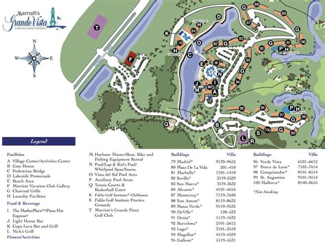 Marriott Grande Vista Orlando Resort Map