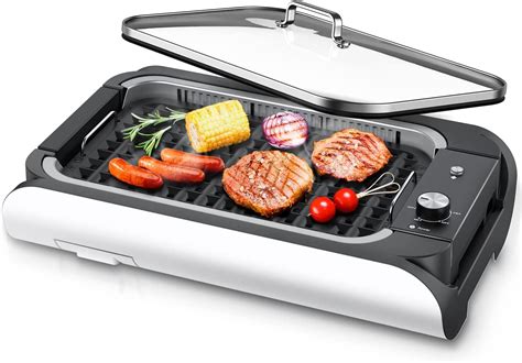 Buy Smokeless Indoor Grill, Nonstick Electric Grill, Removable Grill ...