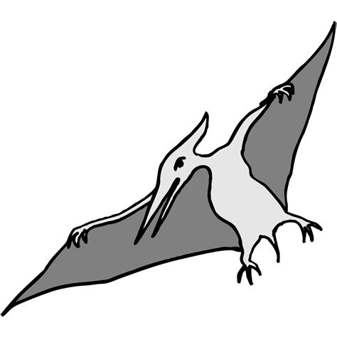 Simple Pterodactyl Art PNG, SVG Clip art for Web - Download Clip Art, PNG Icon Arts