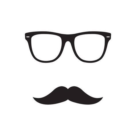 Silhouette Of Fake Mustache And Glasses Illustrations, Royalty-Free Vector Graphics & Clip Art ...