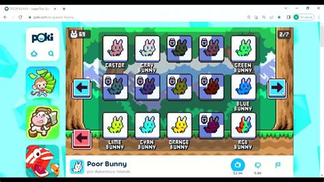 jugando a juegos poki poor bunny y blumgi slime - YouTube