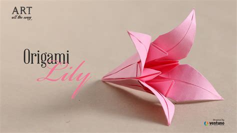 How to Fold DIY : Origami Lily | Origami lily, Origami, Origami guide