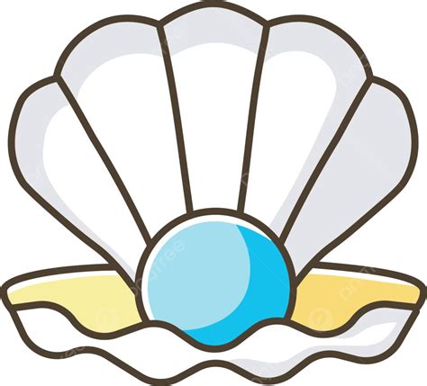 Open Clam With Pearl Rgb Color Icon Item Mollusk Clip Art Vector, Item, Mollusk, Clip Art PNG ...
