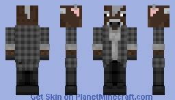 Cow in casual attire Minecraft Skin