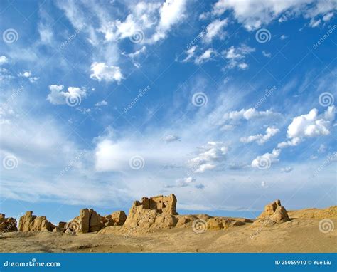 Ancient City Ruins in CHINA Stock Photo - Image of blue, buildings ...