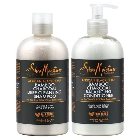 Shea Moisture African Black Soap Balancing Conditioner 13oz | Cosmetize UK