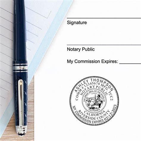 Round California Notary Seal Embosser | All State Notary