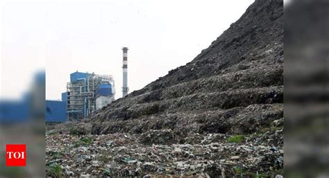 ghazipur landfill collapse - Times of India