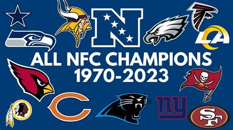 All NFC Champions in NFL History (1970 - 2023) - YouTube