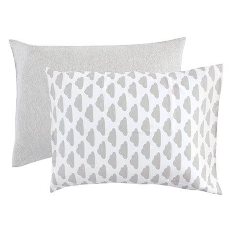 Hudson Baby - Hudson Baby Toddler Pillow Case, 2-Pack, Heather Gray/Cloud - Walmart.com ...