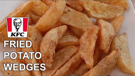 CRISPY FRIED POTATO WEDGES RECIPE ALA KFC | HOW TO MAKE POTATO WEDGES | POTATO WEDGES RECIPE ...