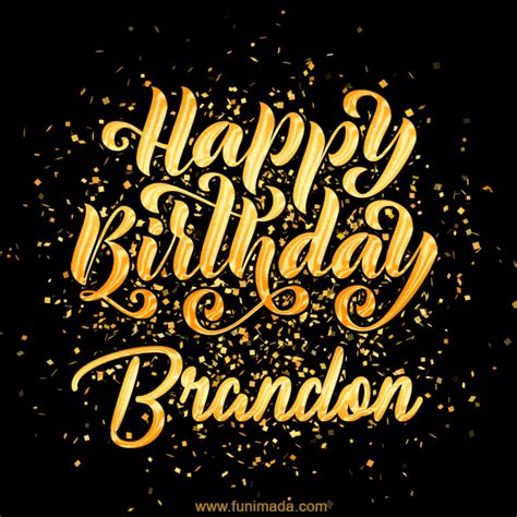 Happy Birthday Brandon GIFs - Download on Funimada.com