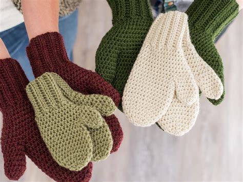 10 Free Crochet Mittens Patterns for Everyone - Crochet For You