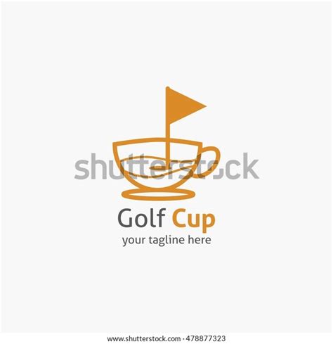 Golf Cup Logo Labels Emblems Vector Stock Vector (Royalty Free) 478877323 | Shutterstock