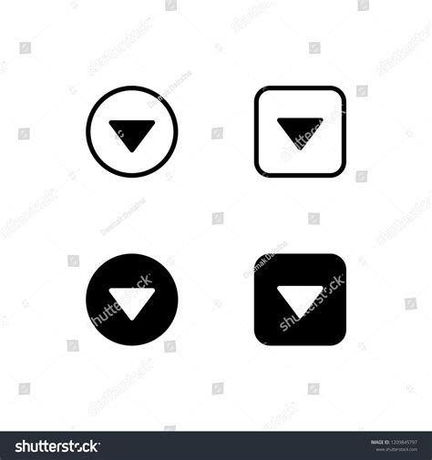 Dropdown Icon Design. dropdown, menu, more, down, list, icon, logo ...