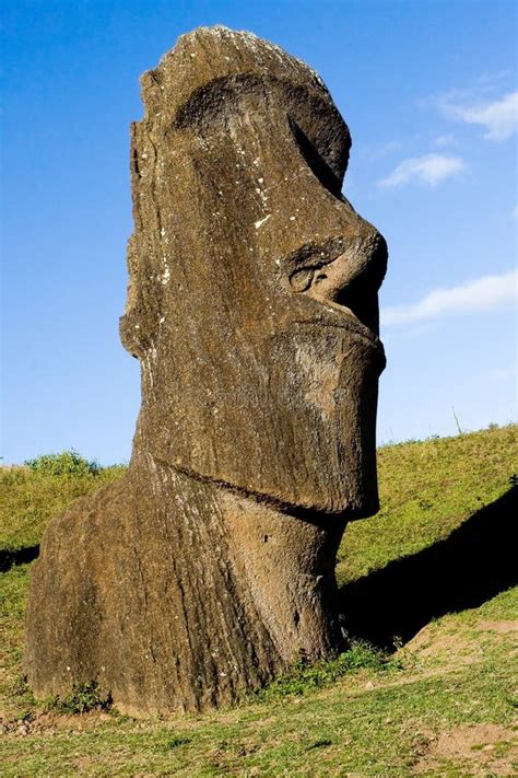 Moai stock image. Image of ancient, stone, native, pacific - 5880351