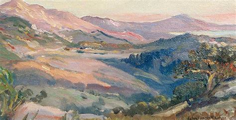 Colin Campbell Cooper Santa Barbara Coast Oil on Board 9x16 inches ...