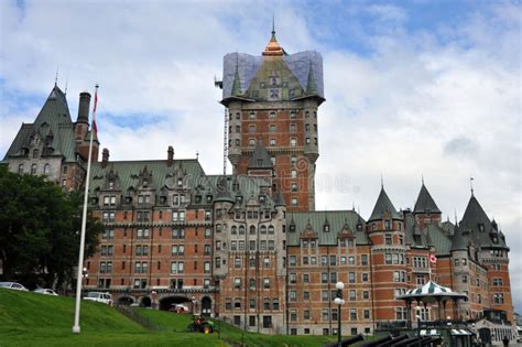 Fairmont Hotel at Quebec City, Canada Stock Image - Image of castle, quebec: 20959557