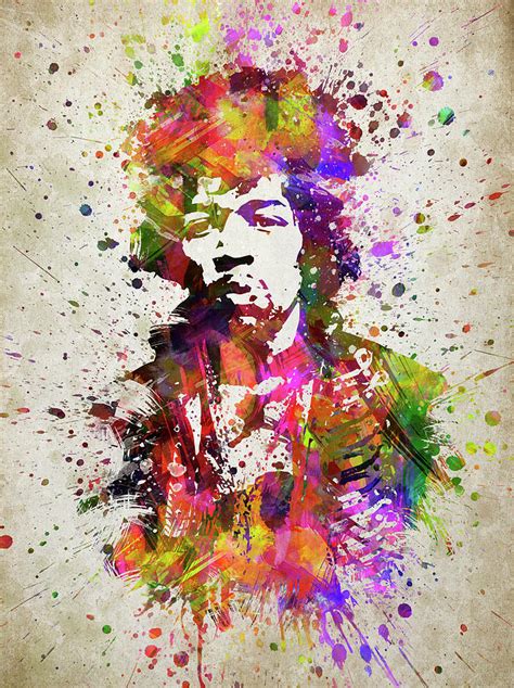 Art By Jimi Hendrix : Art prints are available in up to five different sizes.