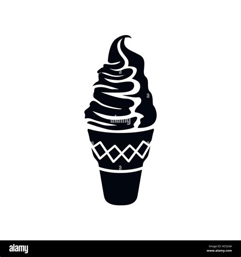 Ice cream cone icon, simple style Stock Vector Image & Art - Alamy